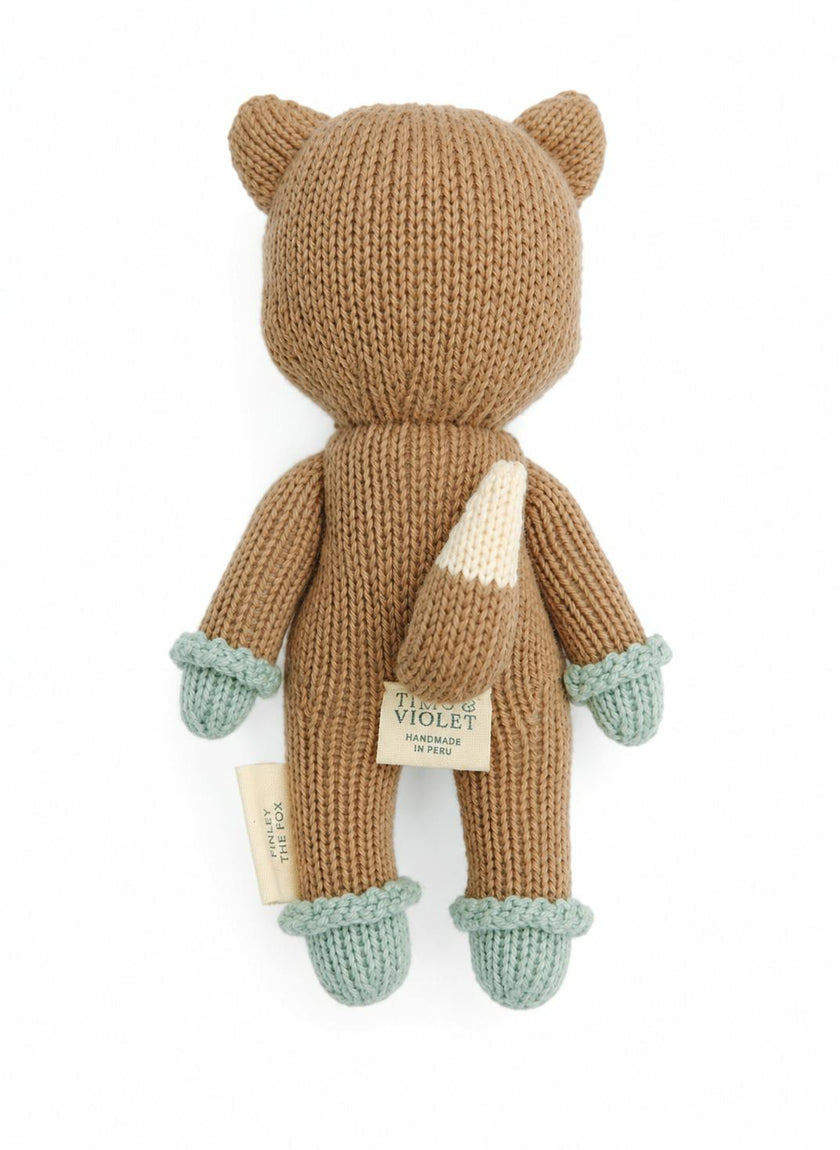 Finley the Fox - Tuckling Organic Hand-knit Doll