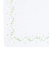 Embroidered Crib Sheet - Meadow