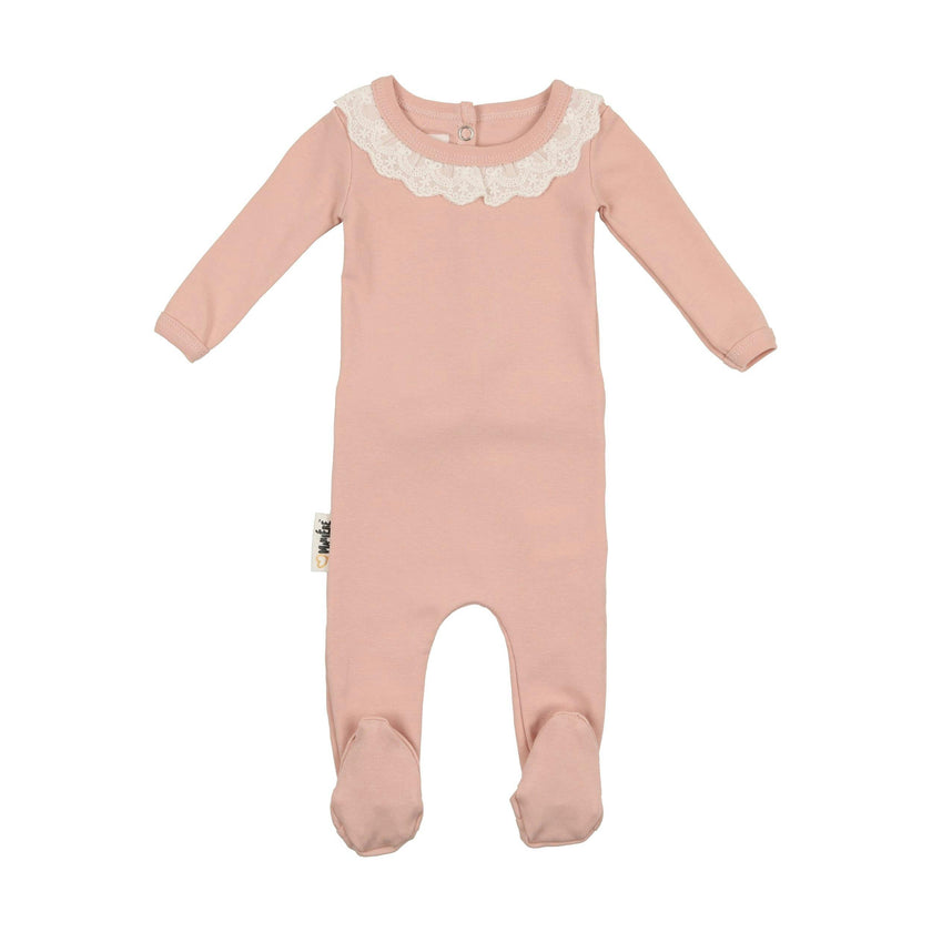 Eyelet Collar Footie