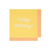 Mixed Happy Birthday Large Napkins