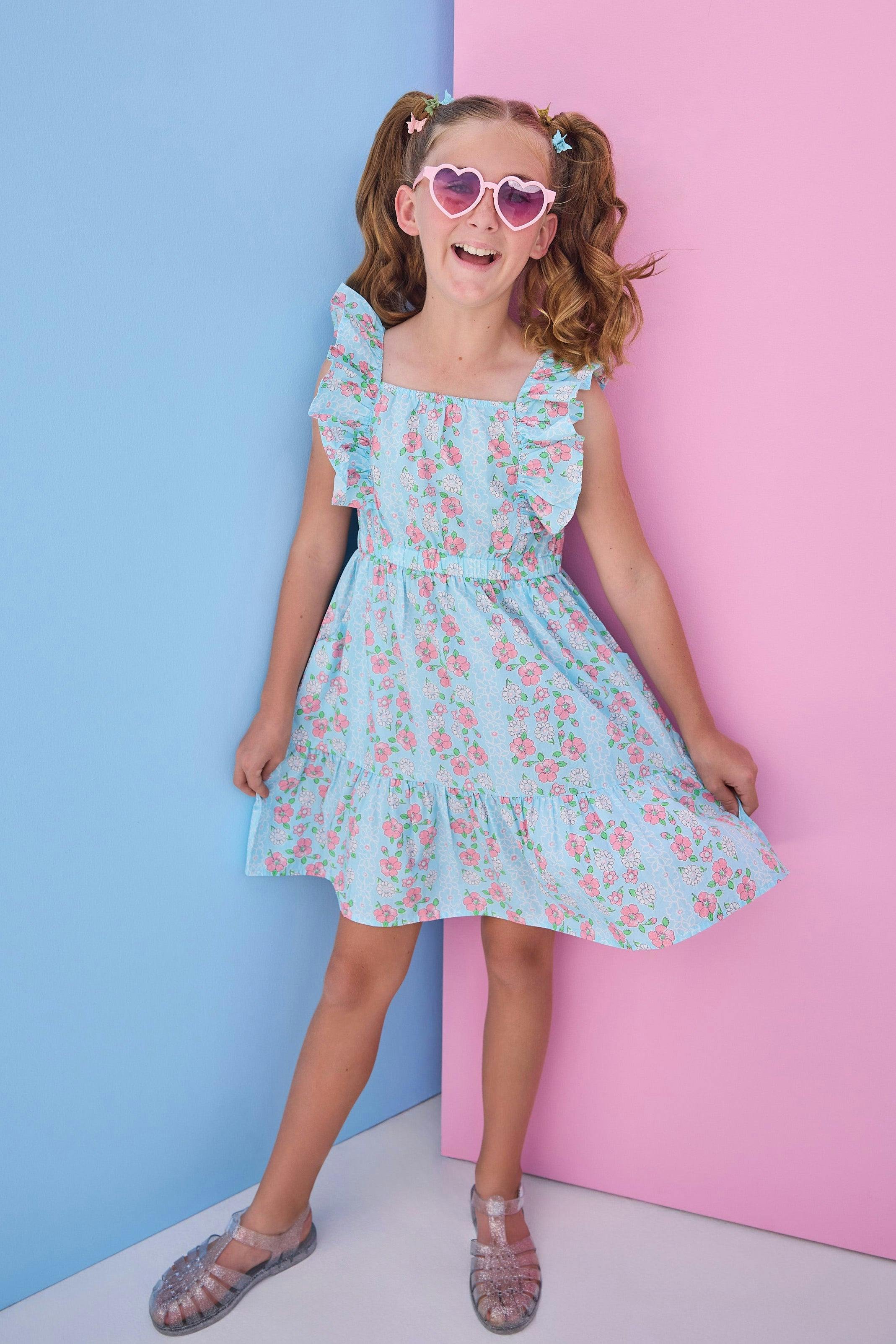 Brighton Dress - Meadow Marguerite Floral