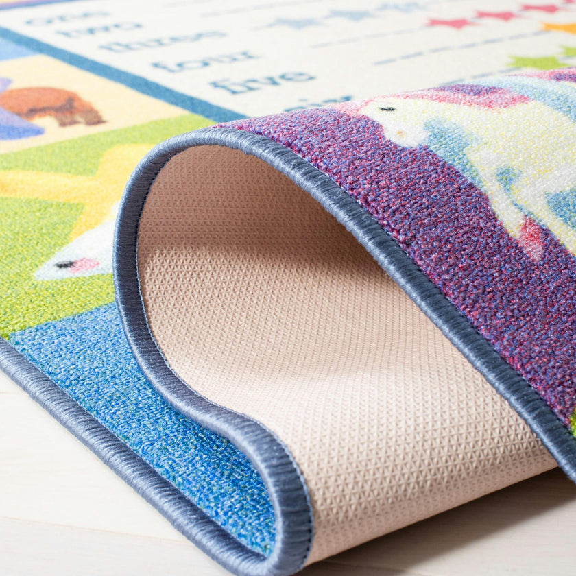 Kids Playhouse Daisy Rug, Beige