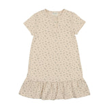 Printed Gauze Short Sleeve Dress