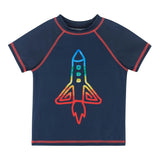 Short Sleeve Rocket Rashguard Swim Set