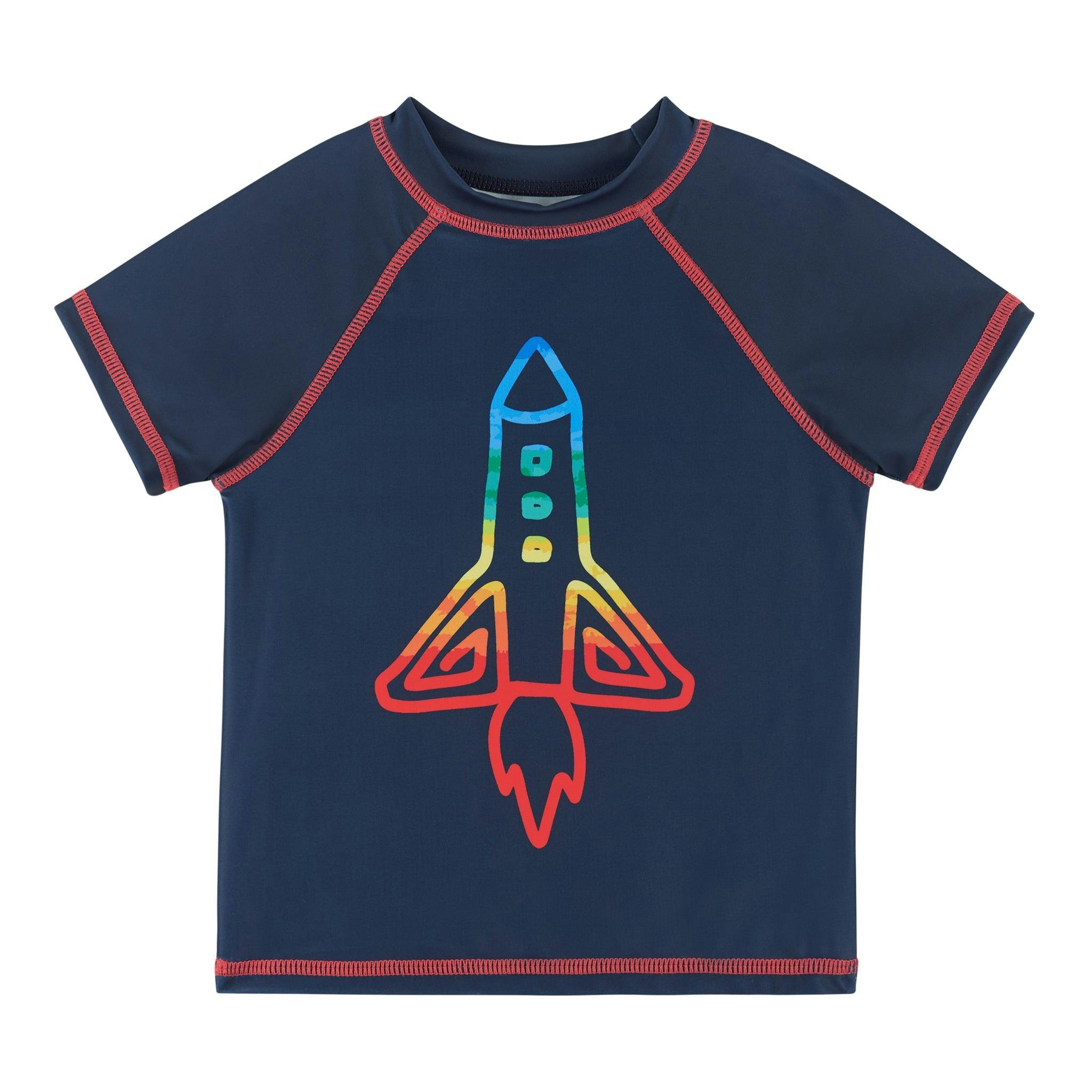Short Sleeve Rocket Rashguard Swim Set