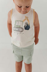 Boys Tank Top in Let's Dig