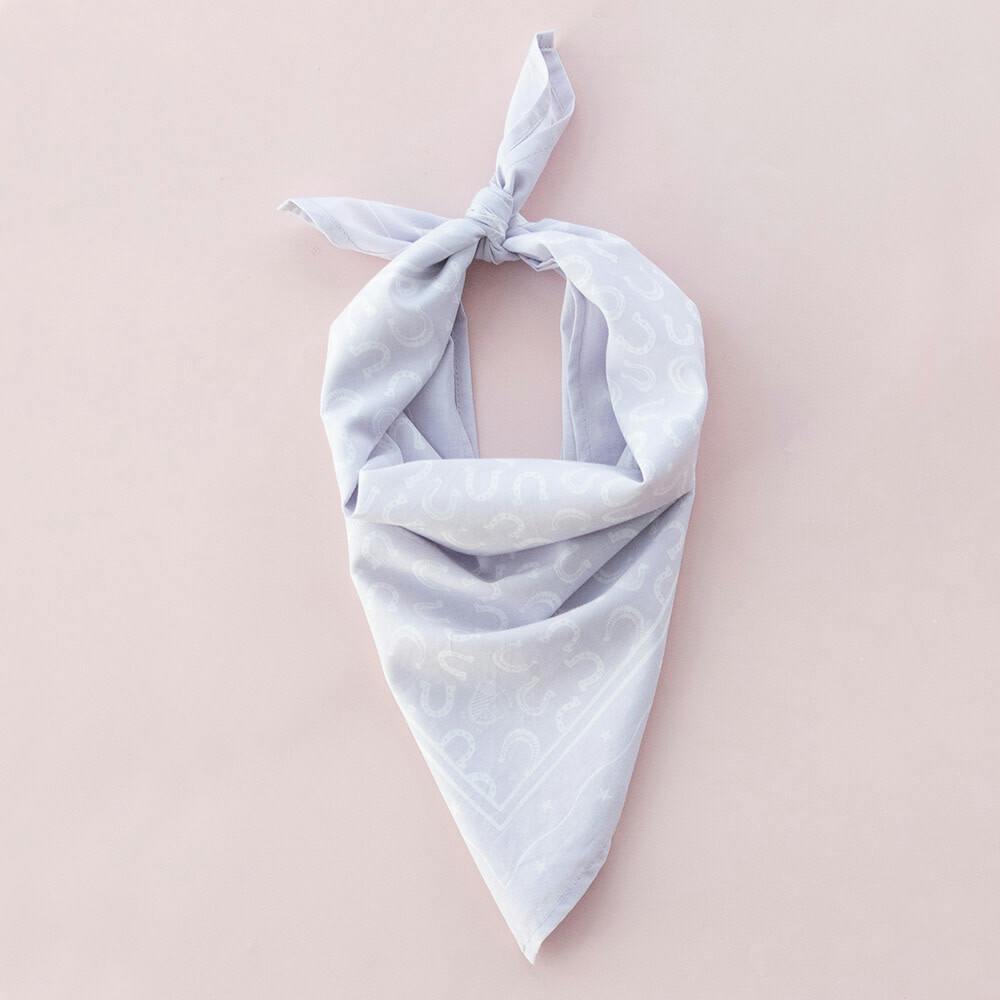 Horseshoe Print Cowgirl Bandana