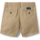 Twill Pull-On Short, Beige