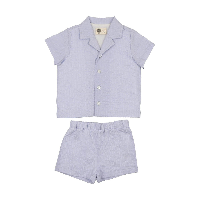 Textured Printed Boys 2Pc Set