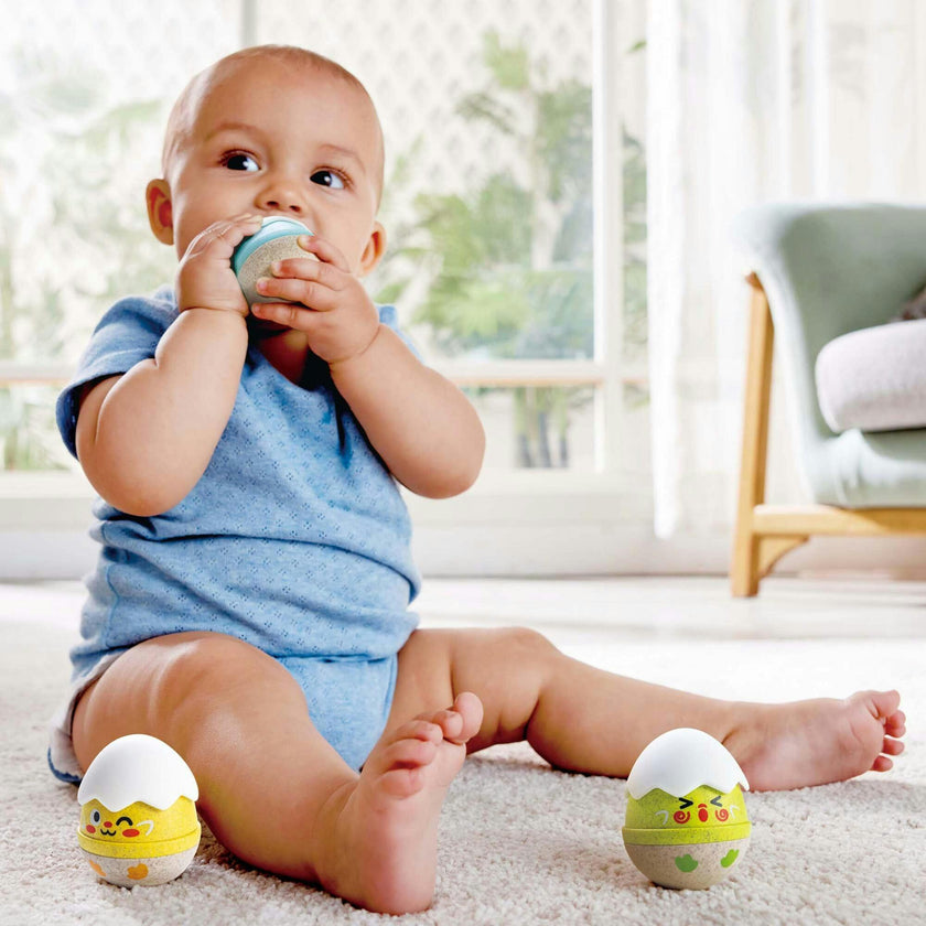 Happy Hatchlings Wobble Rattles - 3pc