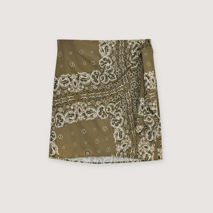Waterlily Woman Skirt Bandana Print
