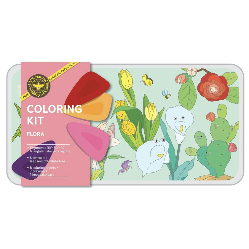 Coloring Kit - 3 units in set - FLORA Large