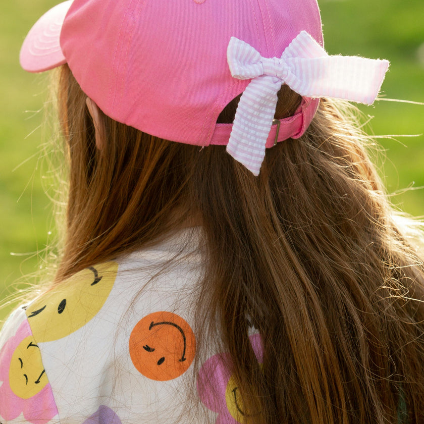 Sun Love Bow Baseball Hat (Girls)