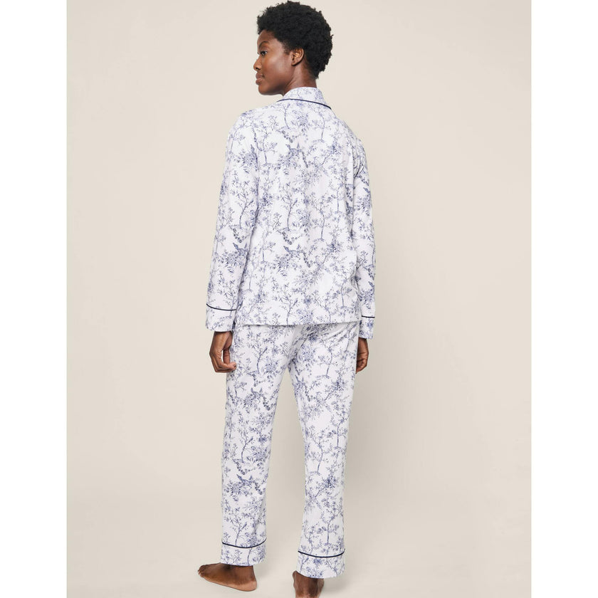 Women's Pima Pajama Set in Timeless Toile
