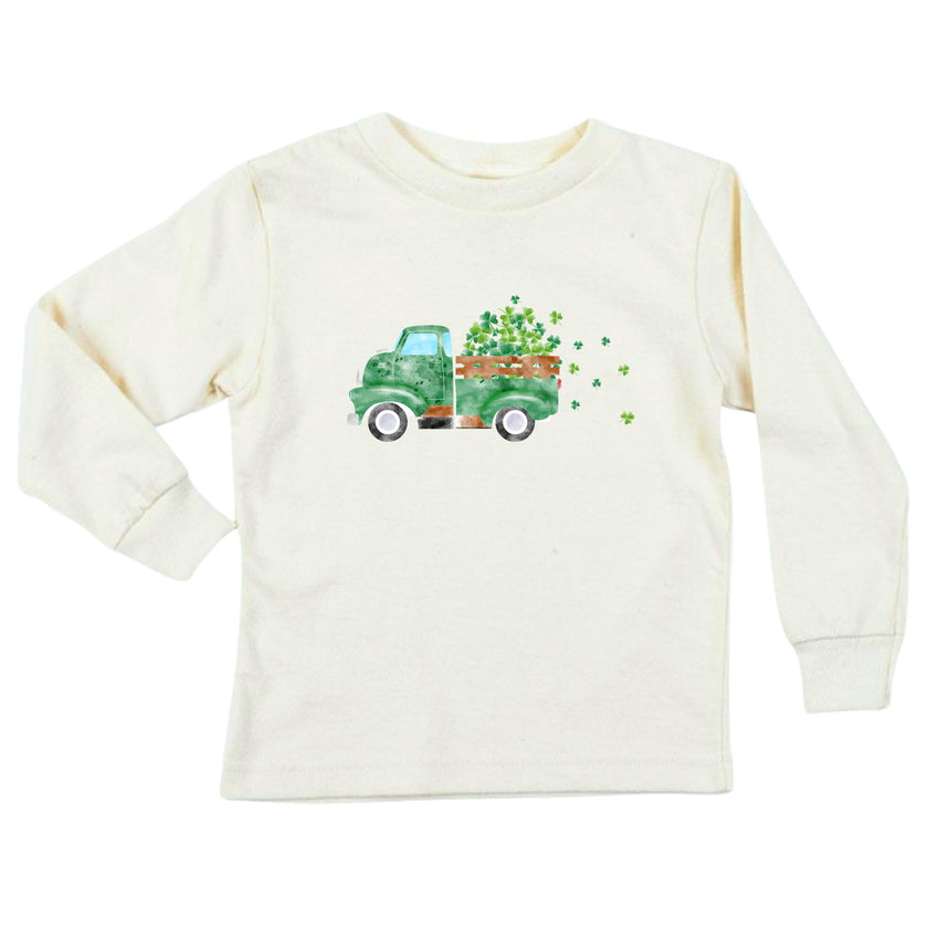 Shamrock Truck Organic Kids T-Shirt Long Sleeve