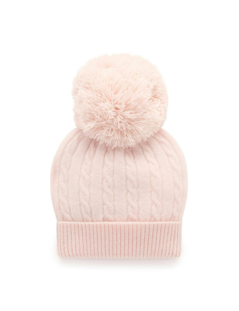 Cashmere Beanie Pale Pink Melange