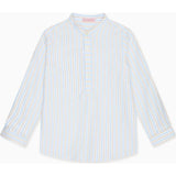 Caramel Stripe Jazmin Long Sleeve Boy Shirt