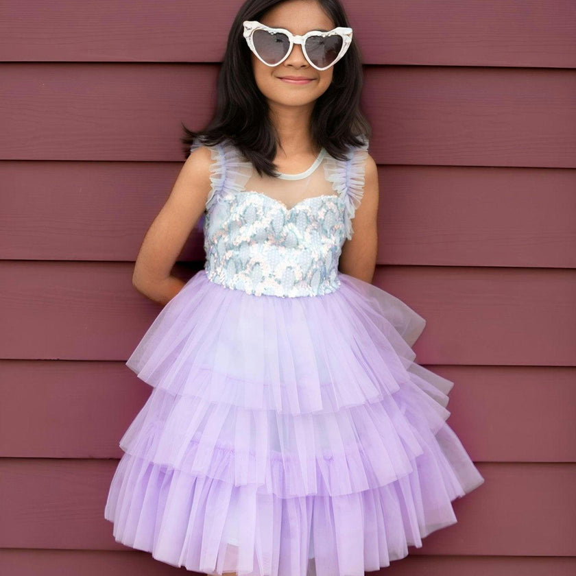Lilac Dream Tiered Fairy Dress