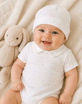 Stars Newborn Hat in Pima Cotton