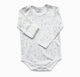 Stars Print Long Sleeve Bodysuit | 100% Peruvian Pima Cotton