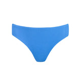 women's deep sea blue terry mid rise bikini bottom