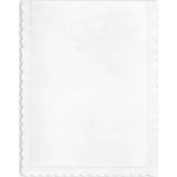Scalloped Starlight Baby Duvet, White