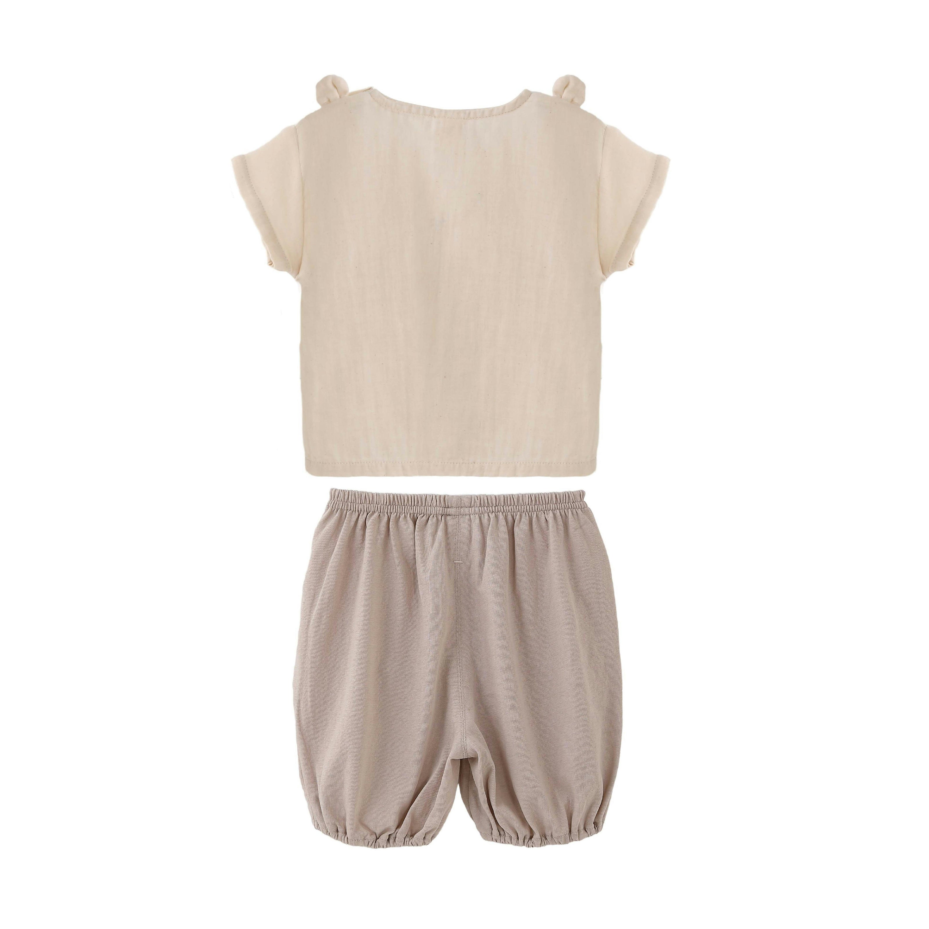 Beige Bear Pocket Set