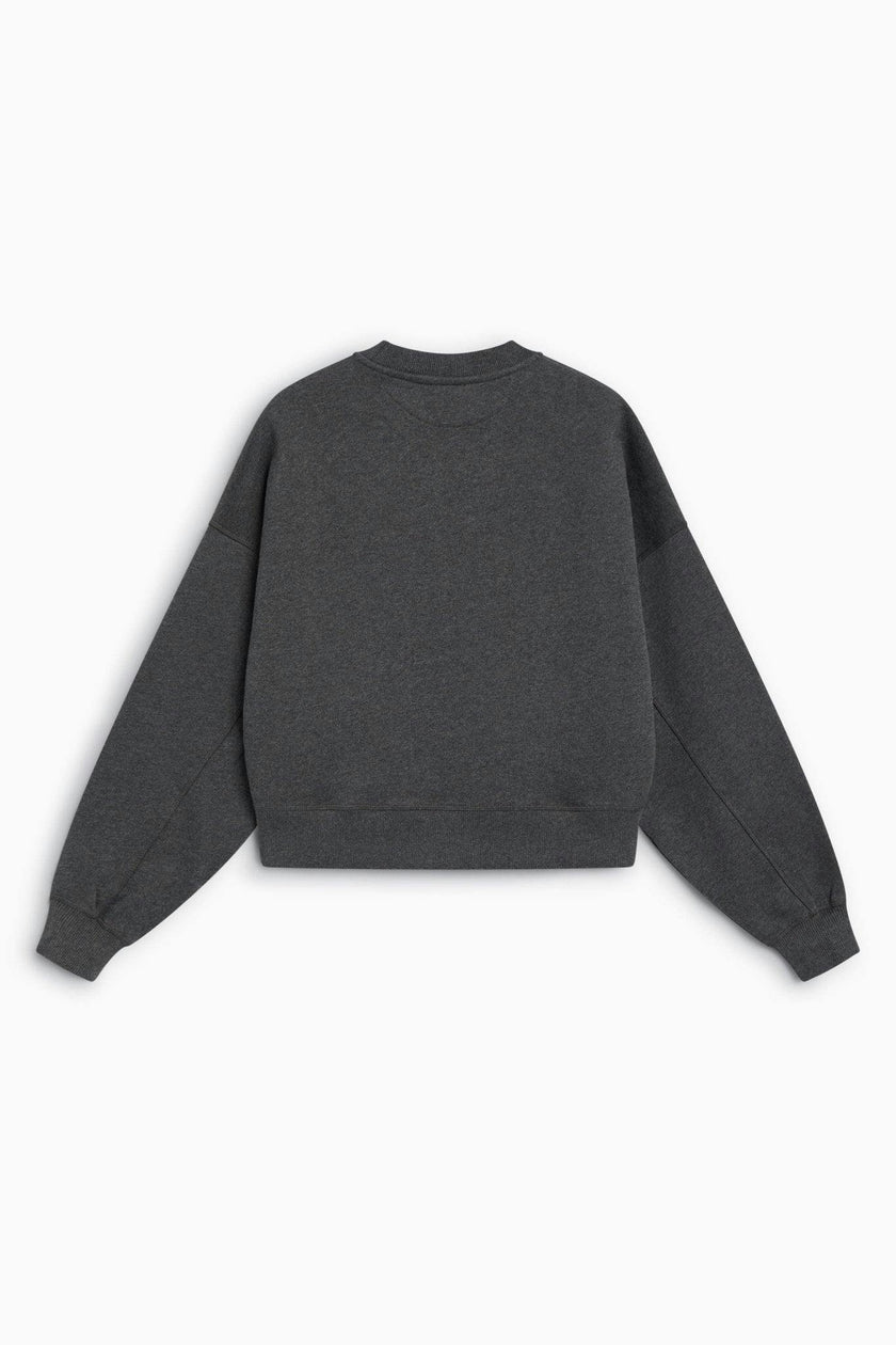 TNS Logo Woman Sweatshirt Dark Grey