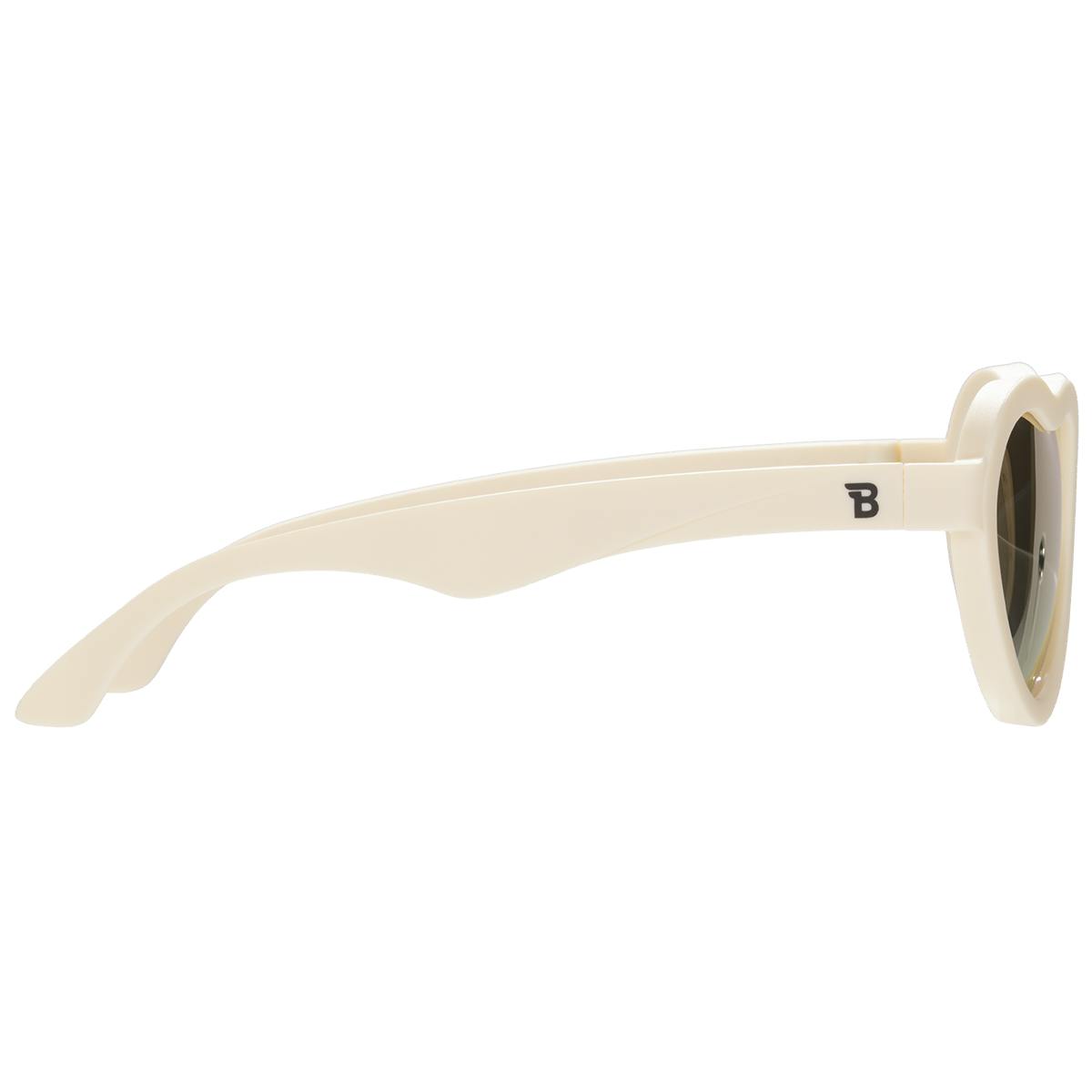 Polarized Heart: Rose Gold Mirrored Lens