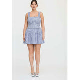 The Azalea Mini Nap Dress - Navy Gingham