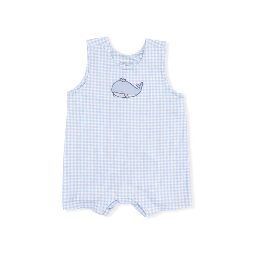 Bubbly Sailor Whales Blue - Sleeveless Jon Jon
