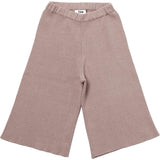 Chunky Ribbed Knit Elastic Waist Wide Leg Loose-Fit Pants
