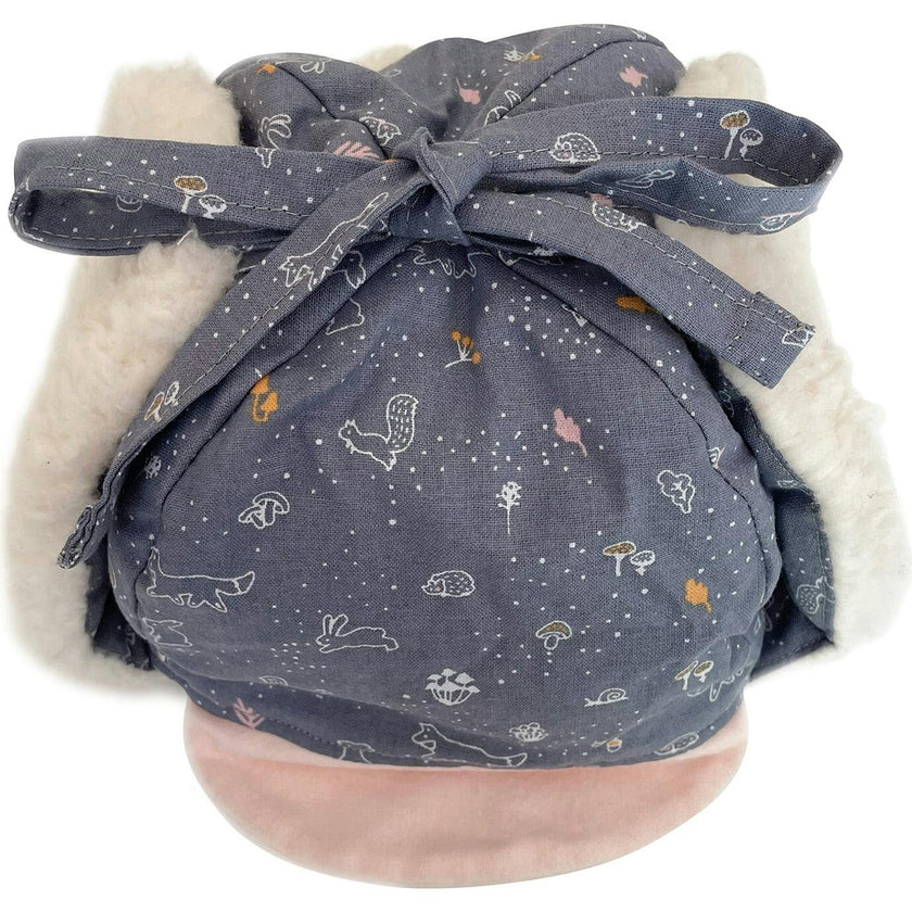 Winter Tie Hat, Blue