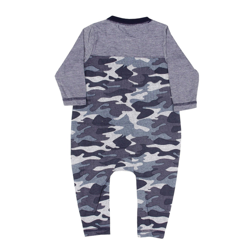 Channing Camouflage Henley Romper