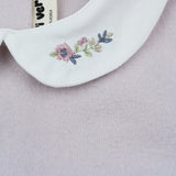 Camila White Collar Top