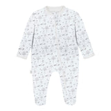 Gray Raccoon Pima Baby Pajama