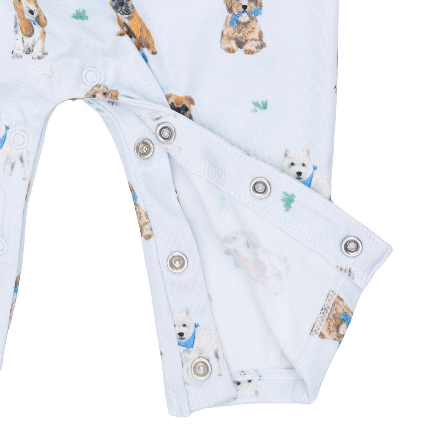 Bestie Dogs Blue - Polo Romper