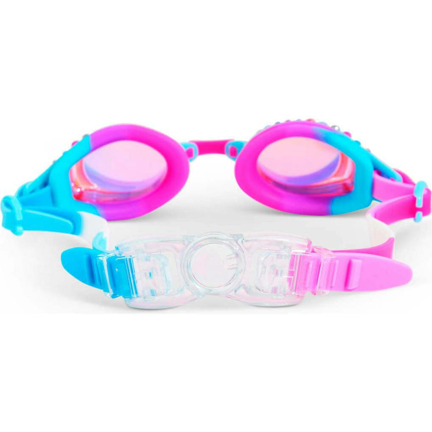 Crystal Violet Rhinestone Youth Swim Goggle