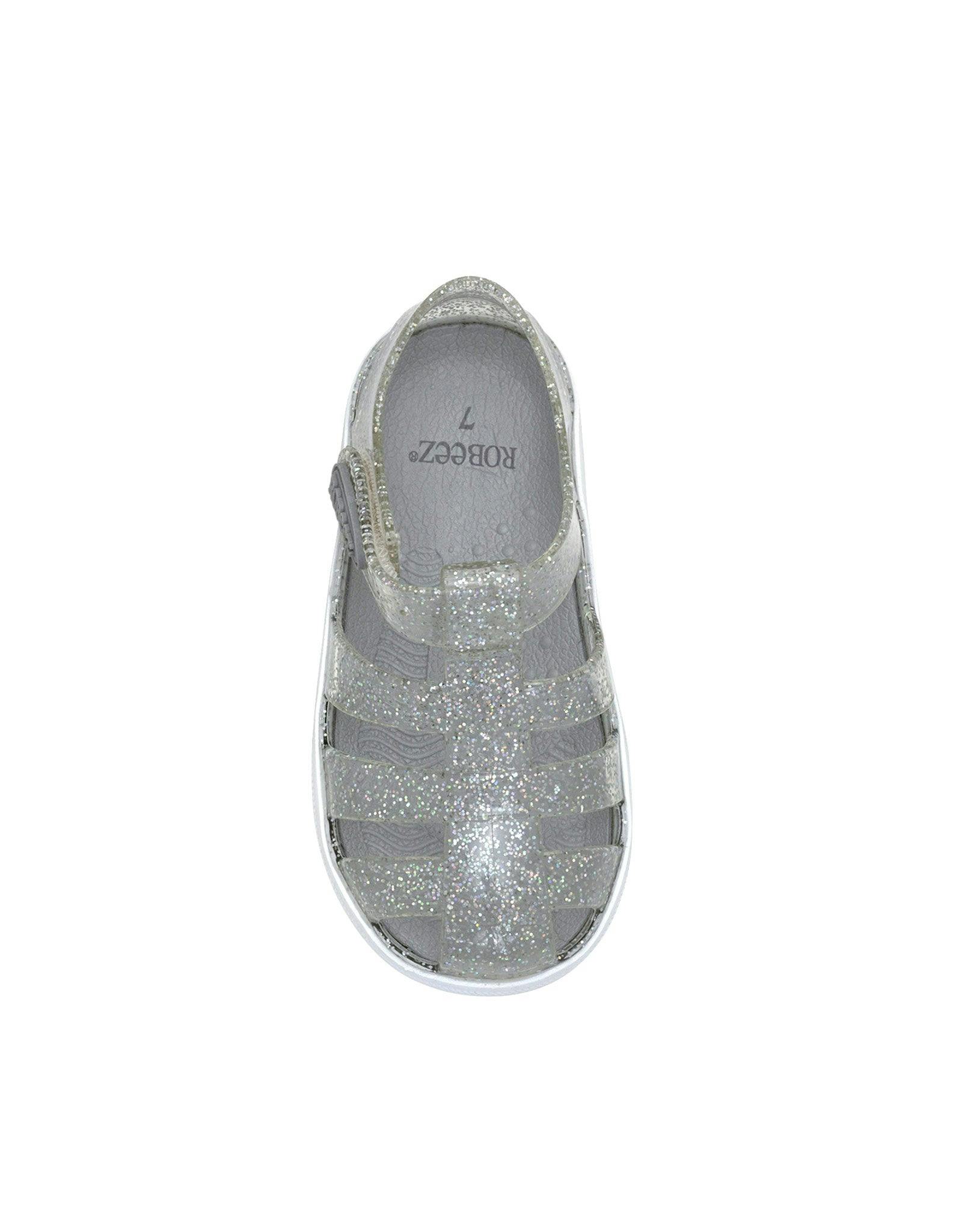 Elite Glitz Jelly Shoes in Silver