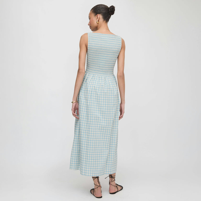 The Cosima Nap Dress - Blue/Red Gingham