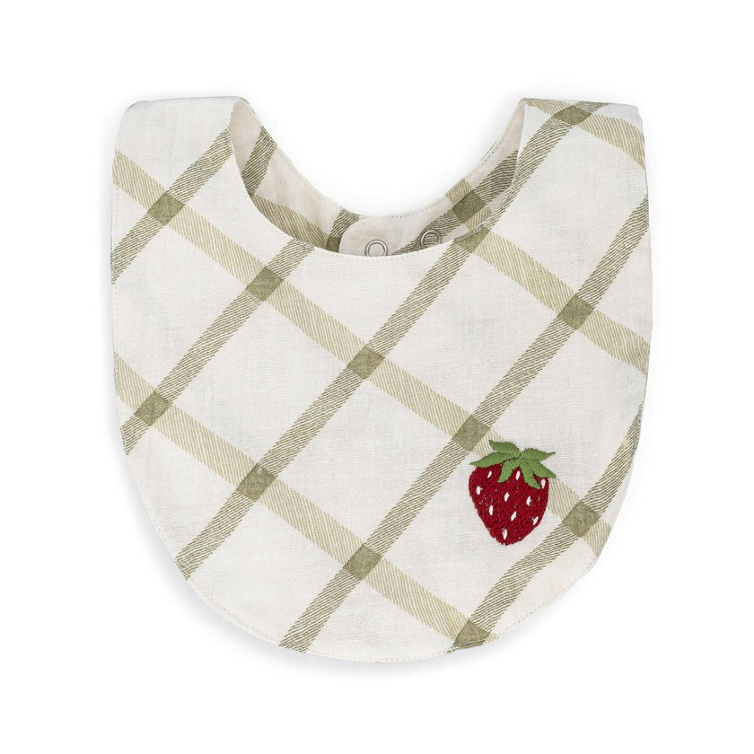 Clementine Fruit & Veggie Cotton Bandana Baby Bib (3 Pack)