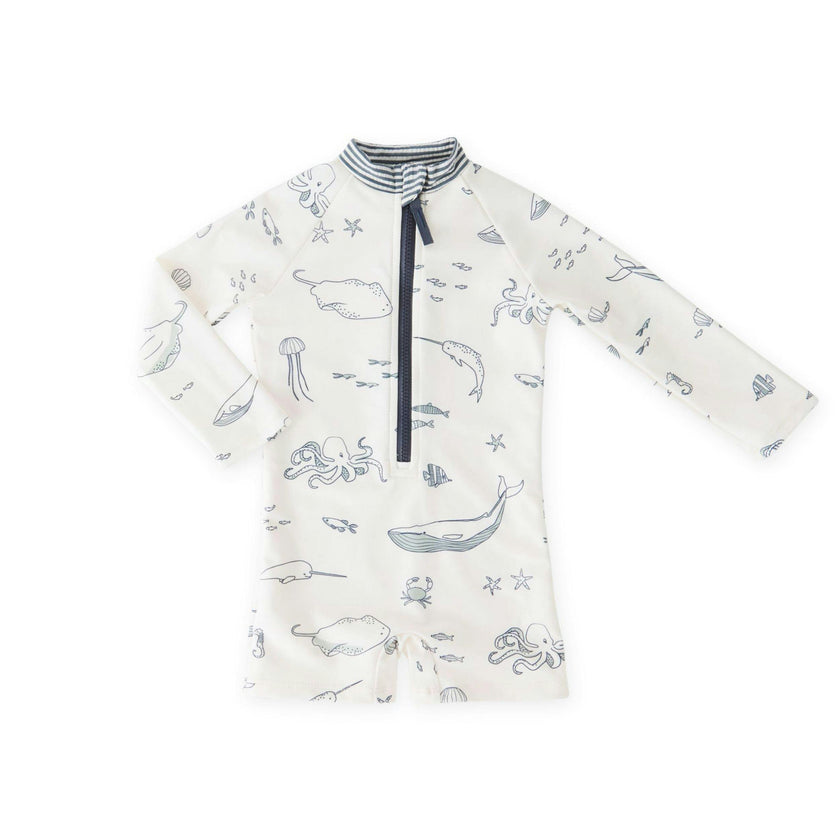 Swim Long Sleeve One-Piece - Life Aquatic
