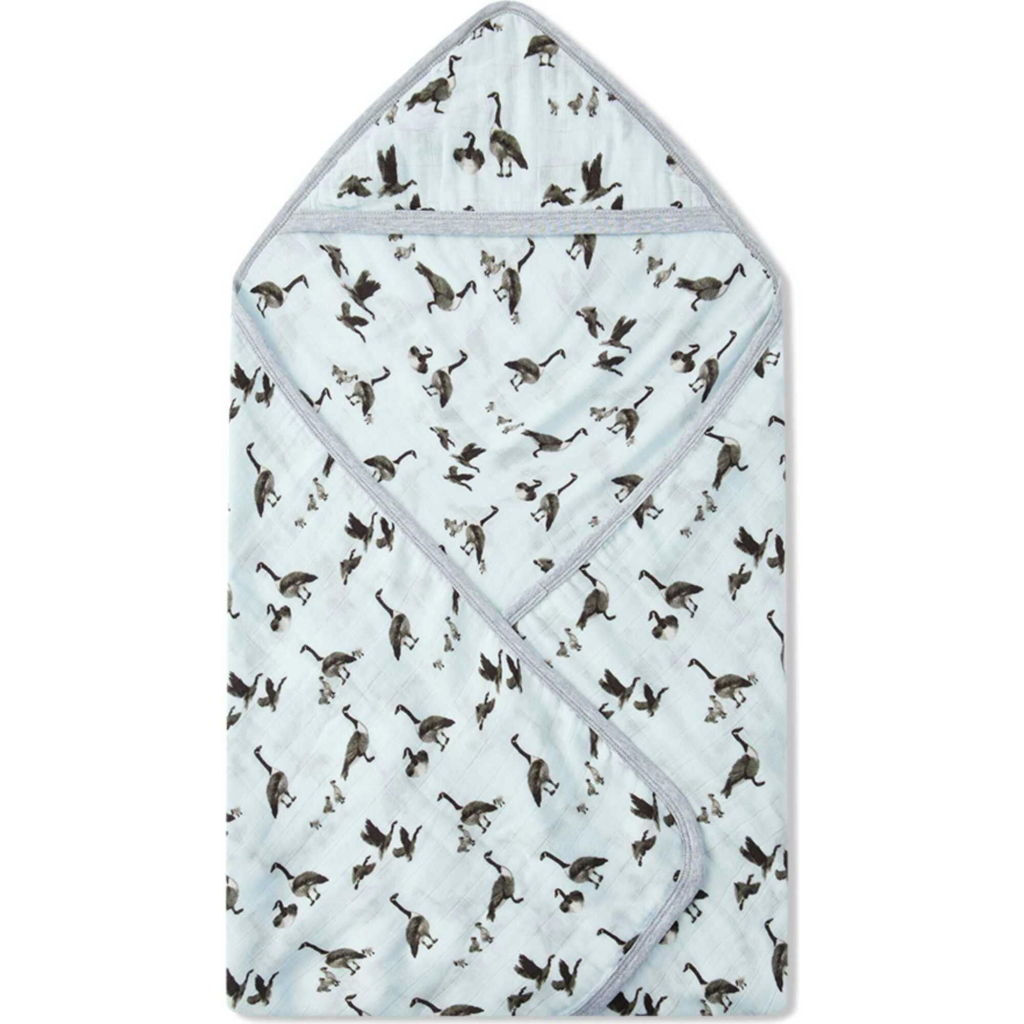 Goose Bamboo Hooded Swaddle Blanket