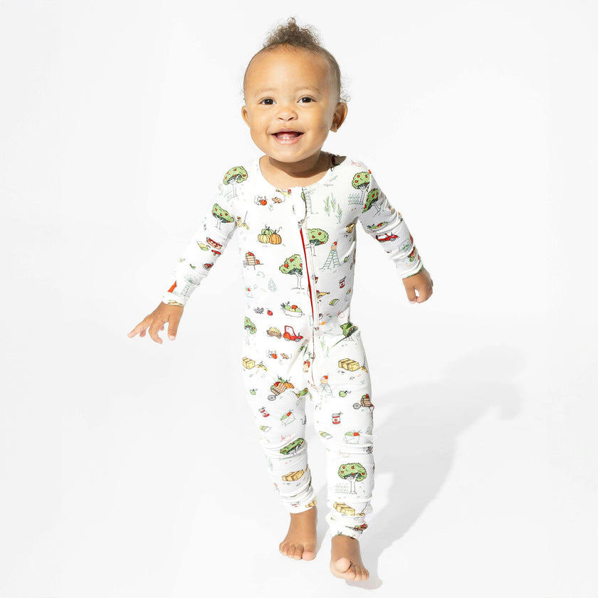 Fall Vibes Bamboo Convertible Footie