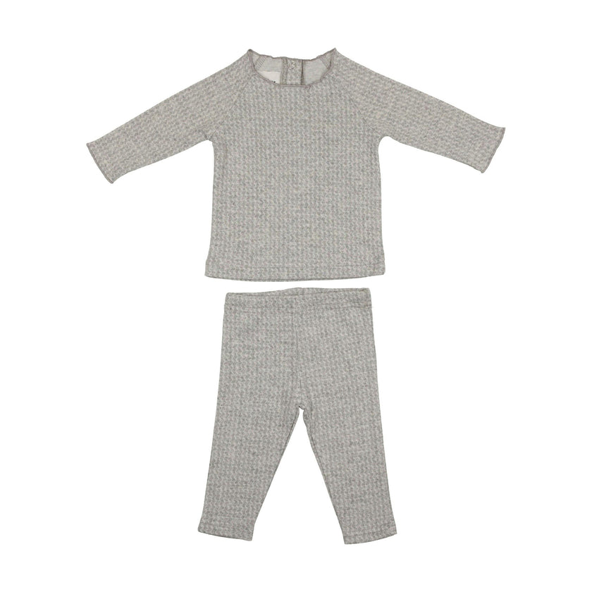 Wave Stripe 2-Piece Top & Pant Set