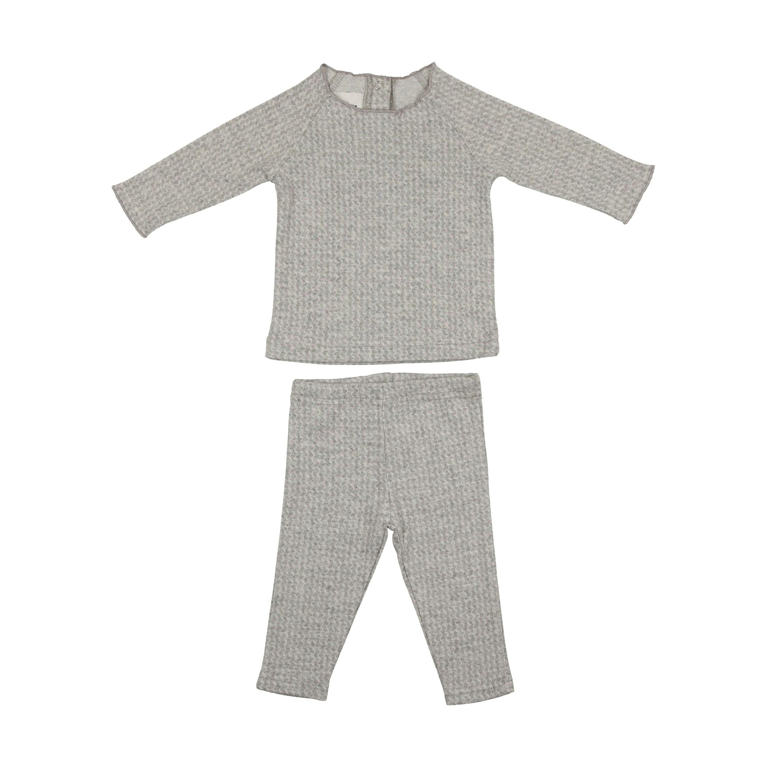 Wave Stripe 2-Piece Top & Pant Set