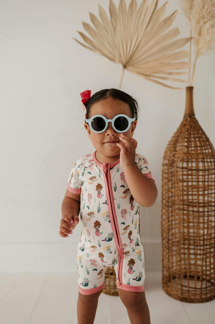 Summer Zip Romper Mermaid