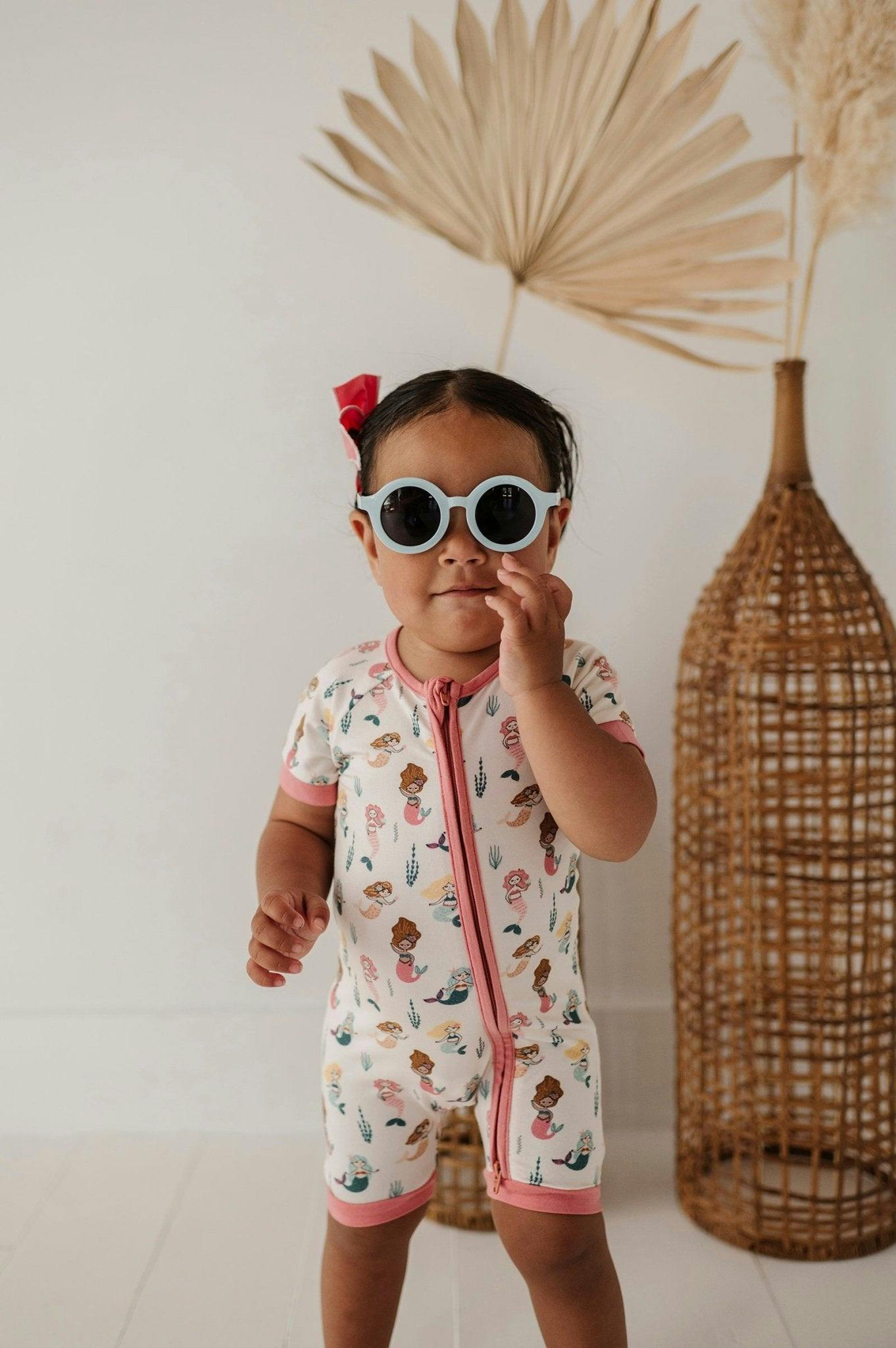 Summer Zip Romper Mermaid