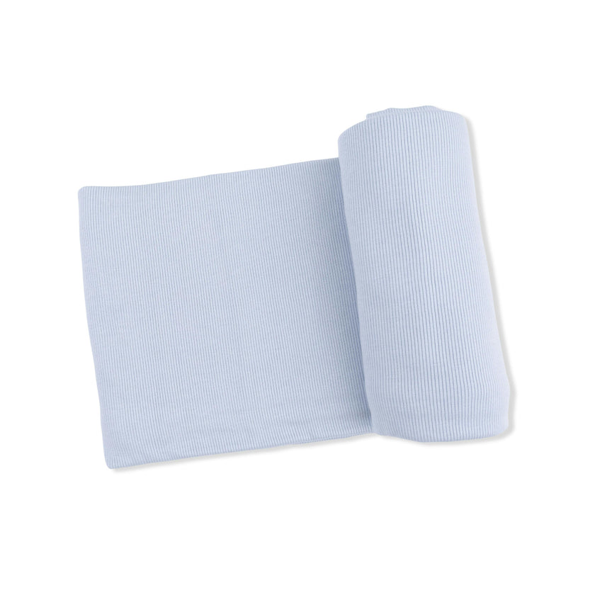 Solid Niagara Mist Rib - Swaddle