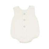 Colette Knit Bubble Romper - Ivory